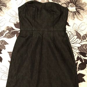 Black denim perfect fit dress